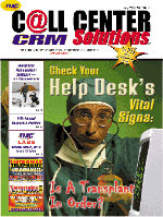 July 2000 C@ll Center CRM Solutions Magazine