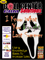 September 2000 C@ll Center CRM Solutions Magazine