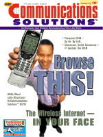 Communications Solutions April 2000